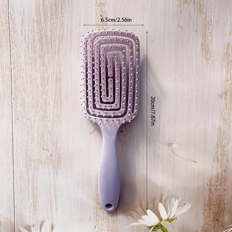 1pcs Hollow Out Anti-Static Hair Comb – Detangling & Styling for All Hair Types