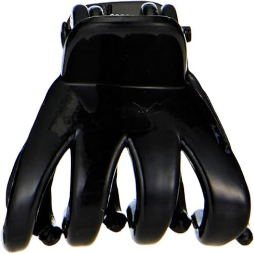 24 Pack Mini 3cm Octopus Hair Claw Clips – Black Spider Jaw Grip
