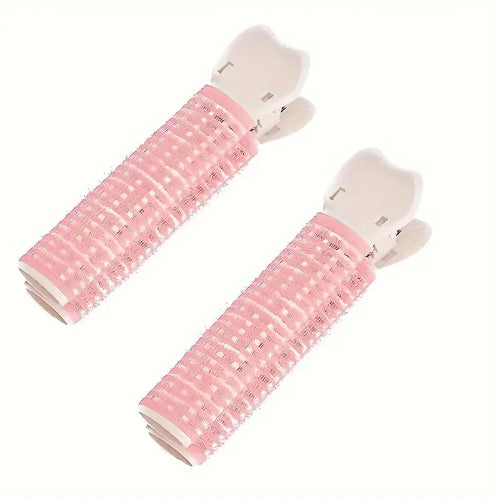 2pcs Heatless Hair Rollers – Volumizing Root Clips for Fluffy Bangs