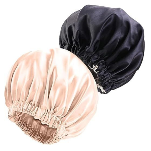 Edoneery Satin Sleep Cap – Silk Bonnet for Natural Hair Protection at Night