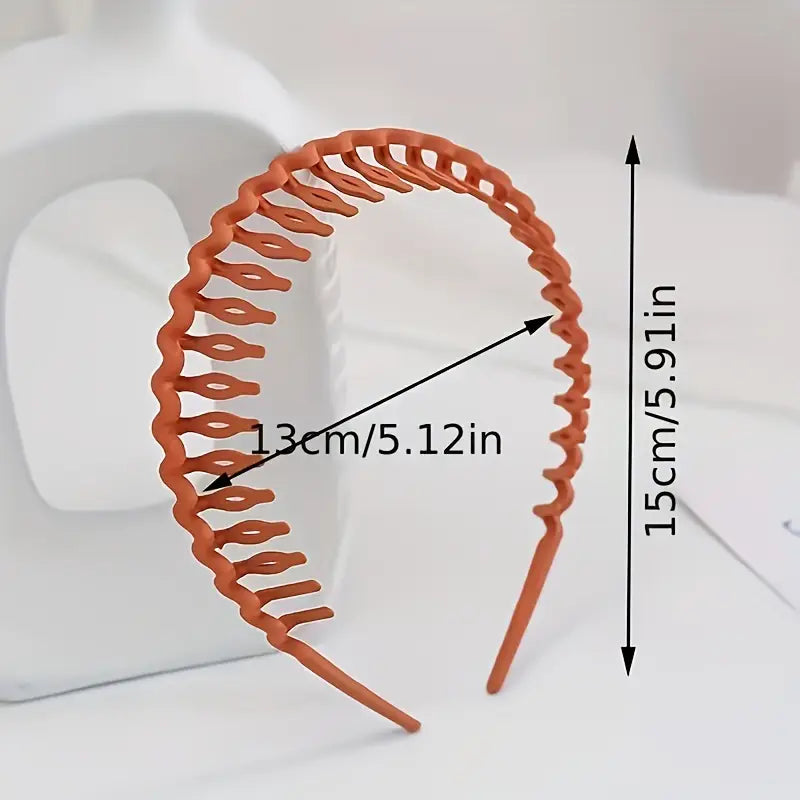 Frosted Color Non-Slip Headband for Women – Simple Pressure Hair Accessory
