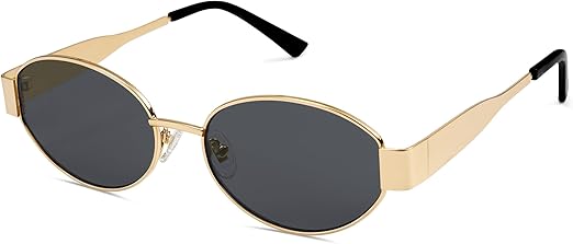 Retro Oval Sunglasses – Trendy Unisex UV400 Shades (SJ1217)