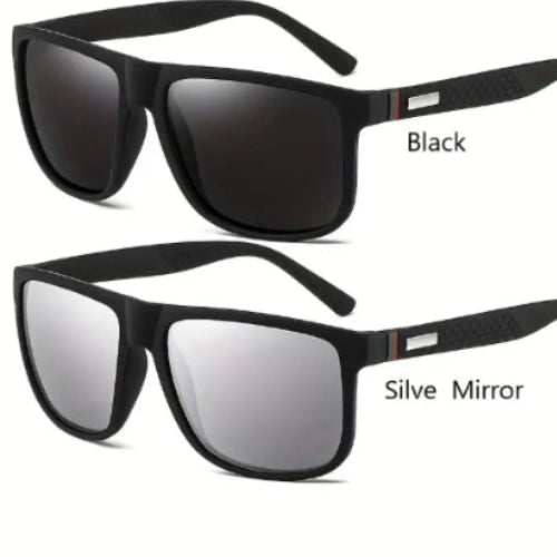 Retro Square Polarized Sunglasses – Unisex Designer Eyewear for Driving & Travel