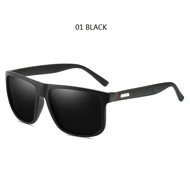 Retro Square Polarized Sunglasses – Unisex Designer Eyewear for Driving & Travel